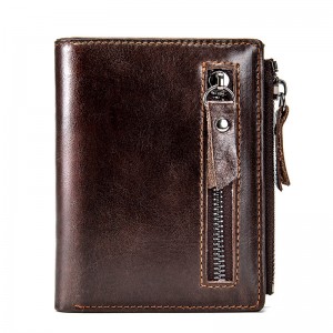 HD0827 - tukkumyynti räätälöity miesten aito nahka lompakko kannettava monitoimilaukku